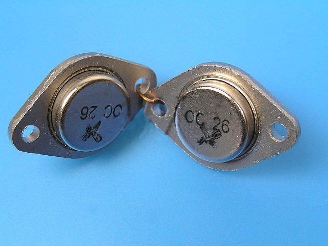 OC27 PNP Tranzistorový pár pro NF výkonové zesilovače