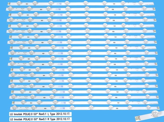 LED podsvícení pro LCD TV LG AGF78183101 - 20 pásků Innotek POLA2.0 60"