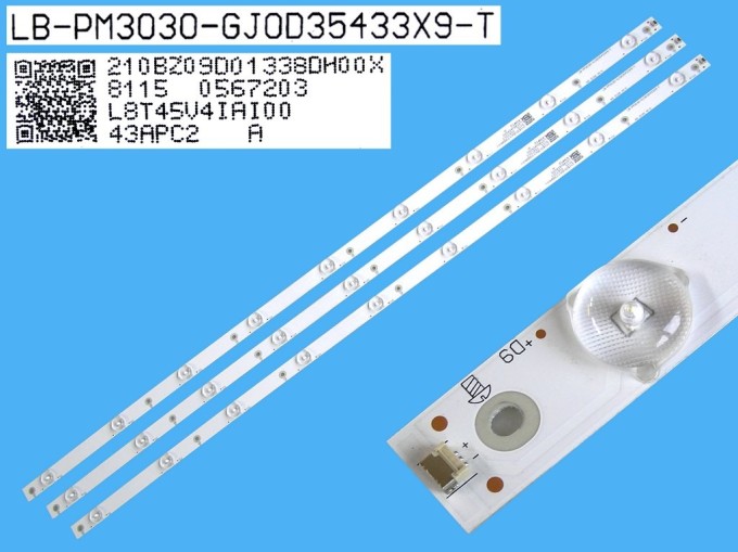 Philips LED podsvit 838mm sada GJ0D35433X9-T pro 43" LCD panel