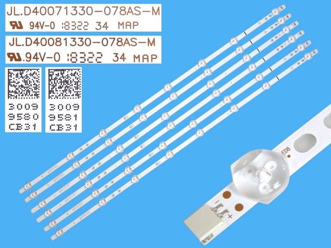 LED podsvit sada Vestel 6 pásků 745 mm pro LCD TV 40"