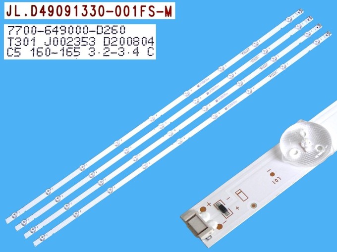 Sada LED podsvitu 965mm pro LCD panely LG AGM76330303 – 4 pásky