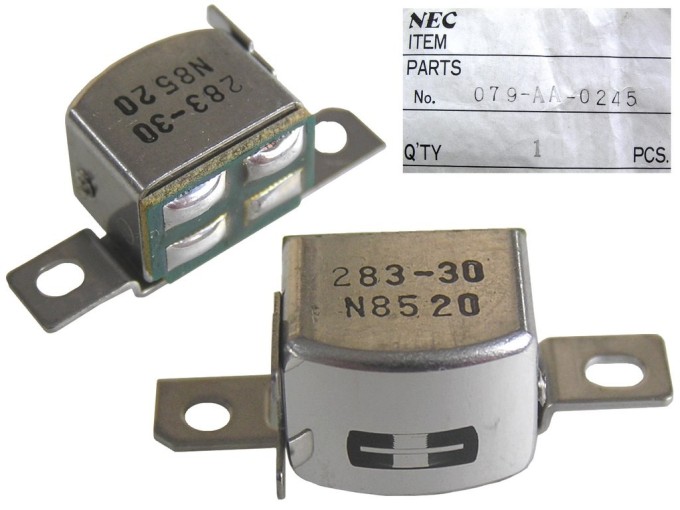 Hlava stereo 210 ohm NEC 079-AA-0245 / 283-30 pro kazetové magnetofony