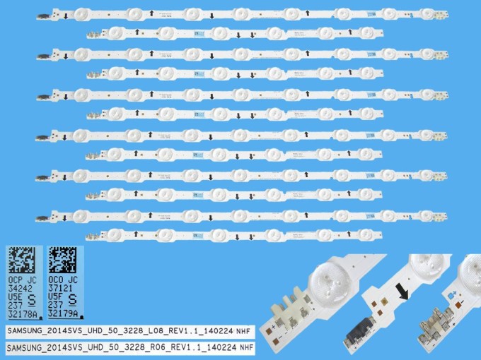 Sada LED podsvícení 1030mm pro Samsung 50" - 12 pásků