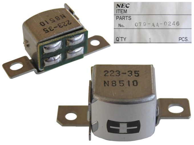 Hlava stereo 210 ohm NEC 079-AA-0246 pro kazetové magnetofony