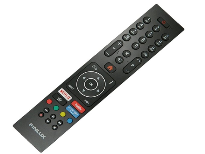 Dálkový ovladač Finlux R/C43135P - černý