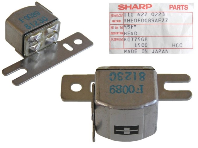 Hlava stereo 200 ohm RHEDF0089AFZZ / F0089 pro kazetové magnetofony