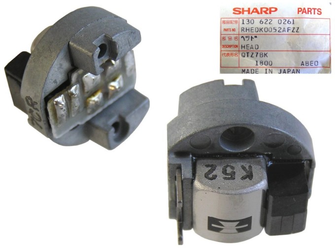 Reverzní stereo hlava 350 ohm Sharp RHEDK0052AFZZ s mazací hlavou
