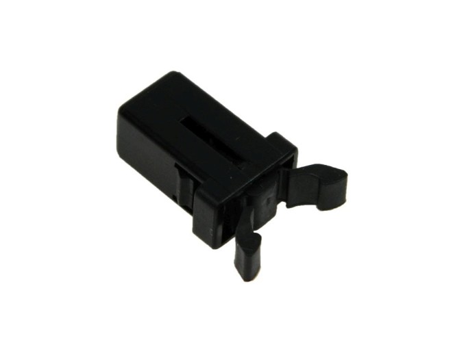 Univerzální aretační zámek dvířek pro CD, TV a monitory - černý