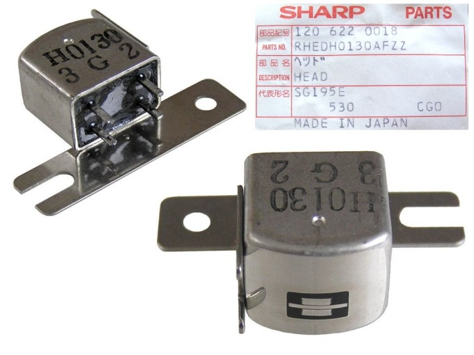 Hlava stereo 230 ohm RHEDH0130AFZZ pro kazetové magnetofony SHARP