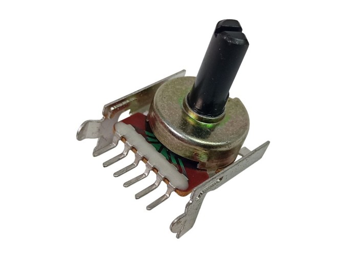 Potenciometr stereo otočný 50kΩ A č.12