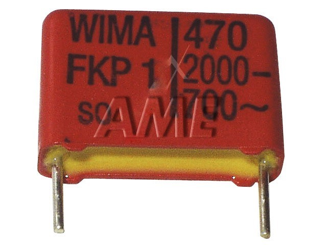 Kondenzátor WIMA 470pF 2000V Polypropylenový