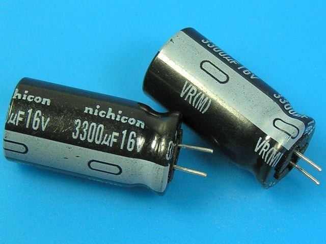 3300uF/16V Nichicon VR Elektrolytický Kondenzátor