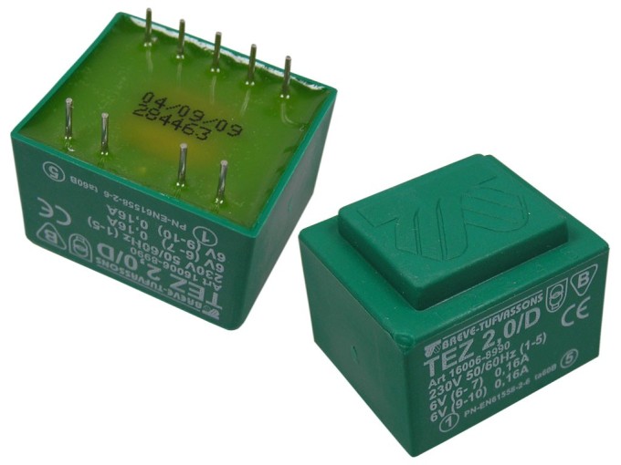 Síťový transformátor 230V / 2x6V - 1,9VA BVEI3032035