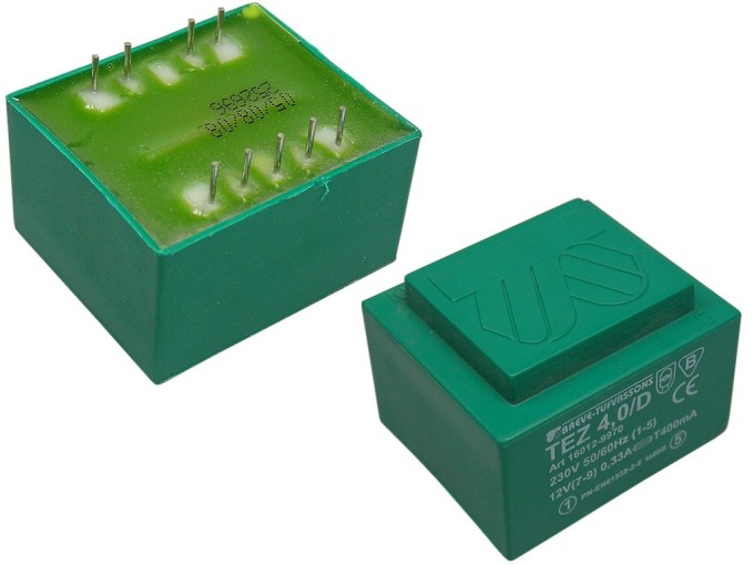 Síťový transformátor do plošného spoje 230/12V - 4VA
