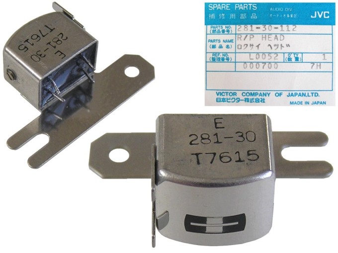 Hlava stereo 210 ohm 281-30-112 pro kazetové magnetofony