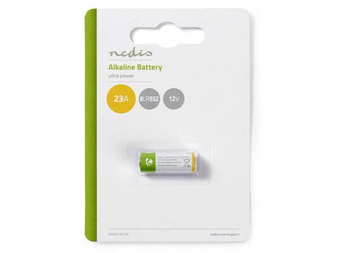 12V Alkalická Baterie 23A Nedis
