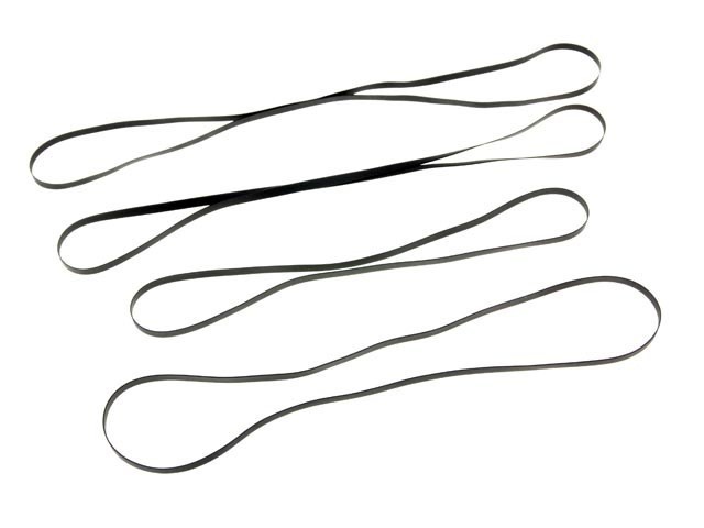 Sada plochých řemenů pro gramofony - 4 kusy