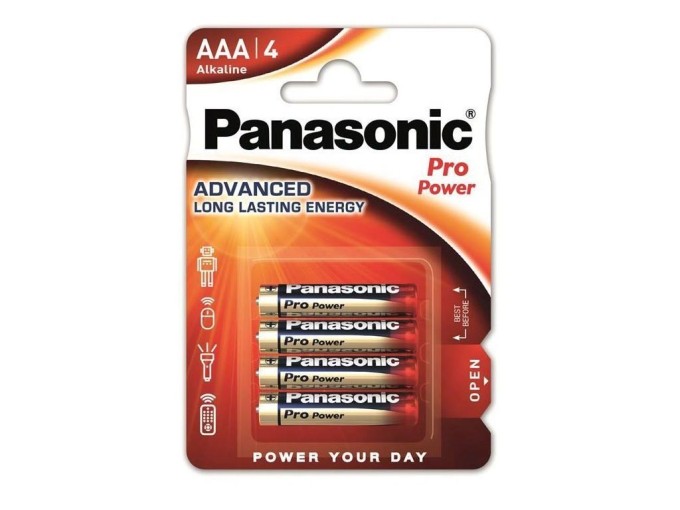 Panasonic Pro Power Alkaline Baterie AAA LR03 4ks
