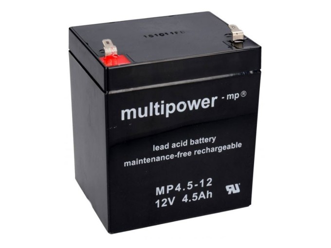 Olověný akumulátor 12V 4,5Ah MP4.5-12 Multipower