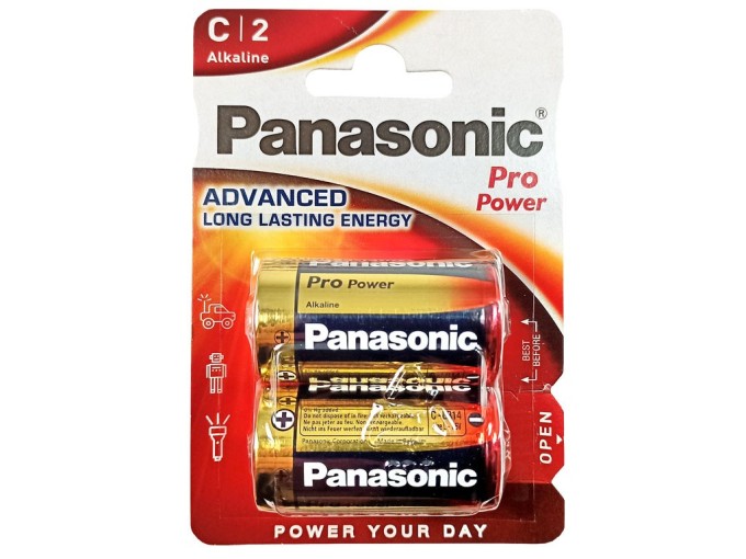 Baterie Panasonic Pro Power Alkaline LR14 - 2ks