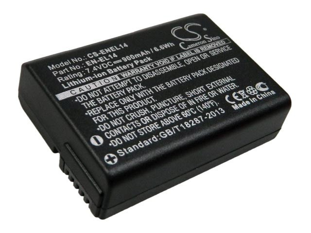 Náhradní baterie Nikon EN-EL14a pro D3300, D5300, D5500