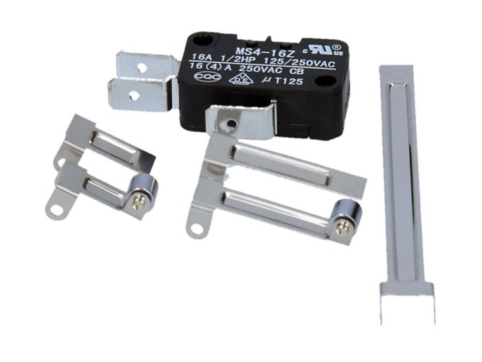 MW MS300 Mikrospínač pro mikrovlnné trouby - univerzální set