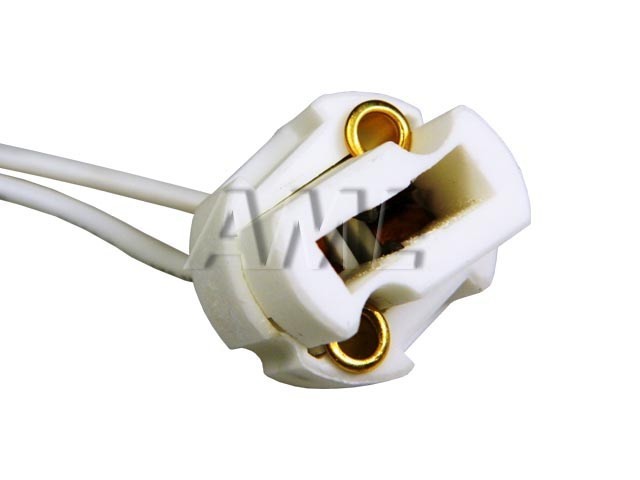 Keramická patice žárovky G9 / GU9 se silikonovými vývody 100mm