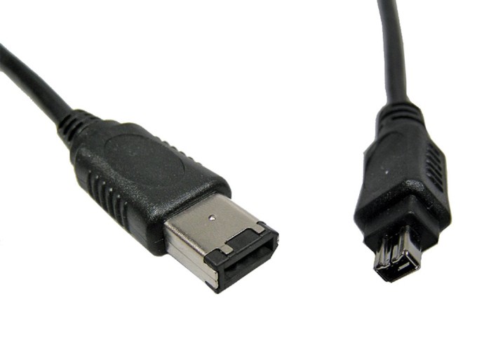 FireWire Kabel 6 pin / 4 pin 2m