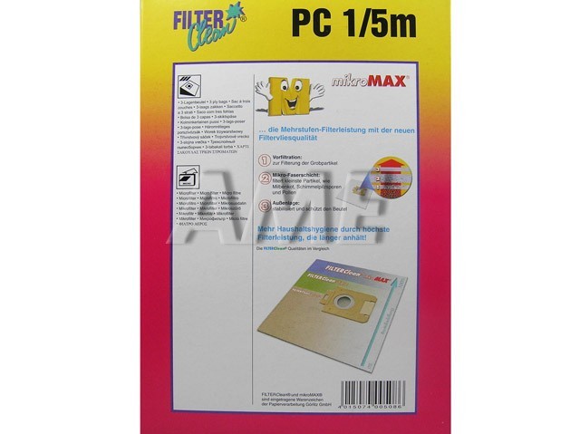 Sáčky do vysavače PANASONIC PC1 s motorem - 5 ks