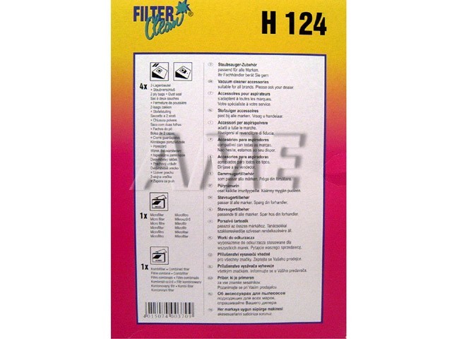 Sáčky do vysavače HOOVER H124 - Sada 4 ks