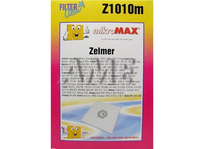 Sáčky do vysavače ZELMER Z1010m - Sada 4 ks s mikro a motorovým filtrem