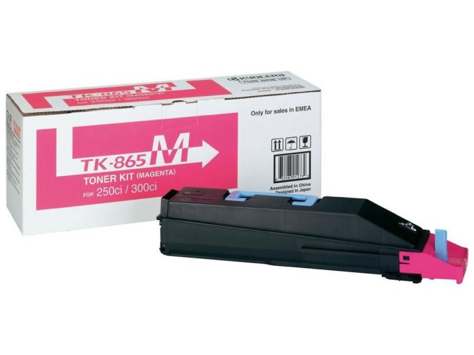Originální toner kit Kyocera Mita TK865M pro 250Ci, 300Ci, 400Ci, 500Ci - Magenta