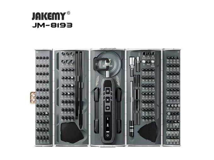 Aku šroubovák Jakemy JM-8193 s 180 bity