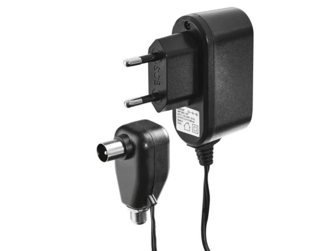Anténní napaječ 12V / 300mA s IEC konektorem a F konektorem