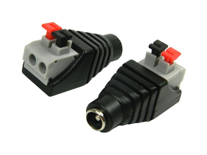 Napájecí konektor 5.5 x 2.1mm samice se svorkovnicí PC2.1-F-STB