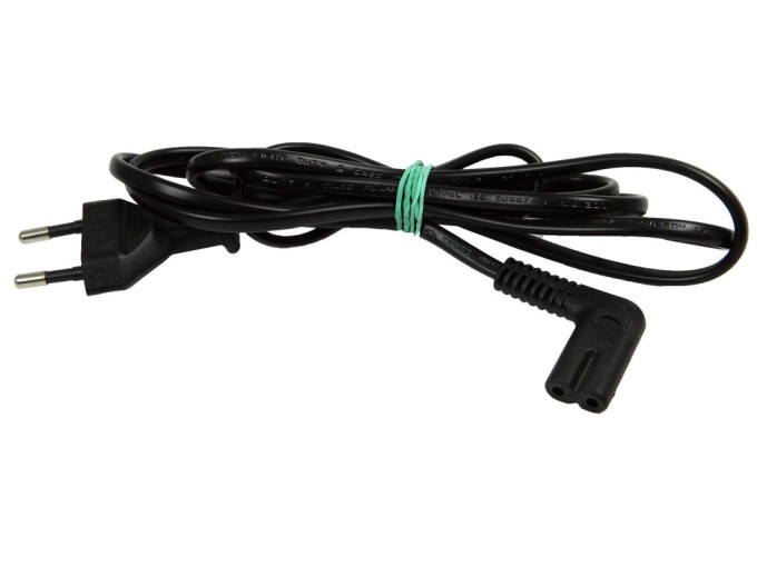 Úhlový síťový kabel 1.5m pro LCD a LED TV - 230V