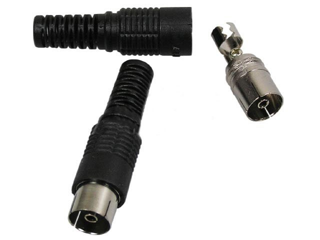 Anténní IEC Konektor Kabelový Přímý Samice