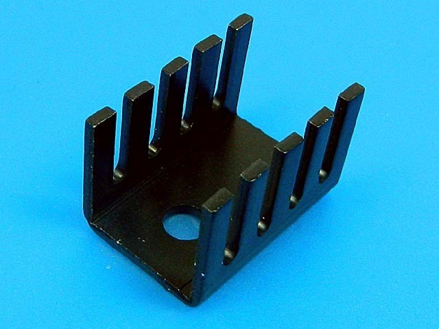 Chladič TO220 černý HS-S03 19x13,2x12,7mm