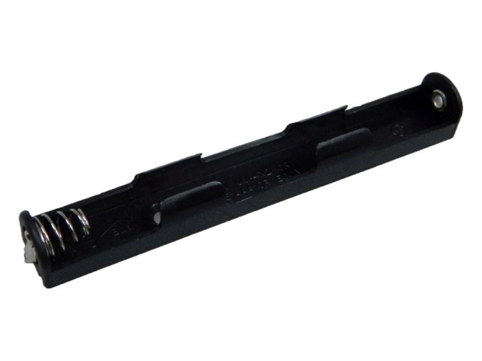 Pouzdro na baterie 2x AAA s pájecími vývody