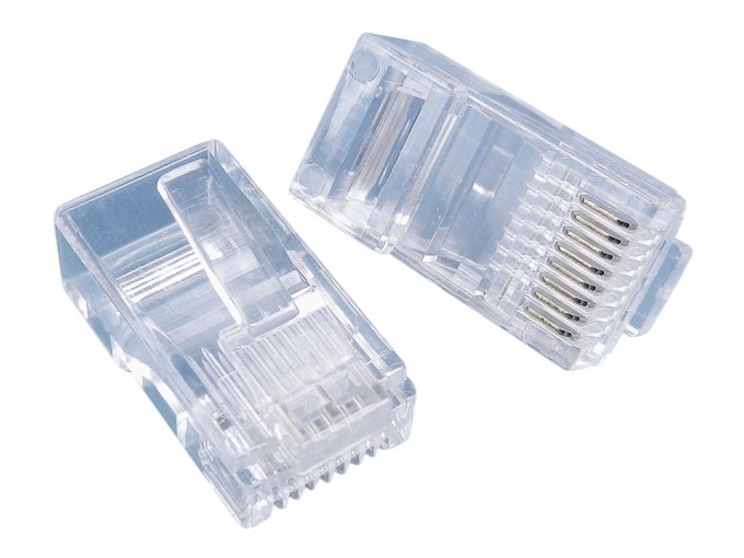 Modulární konektor 8p8c (RJ45) pro plochý kabel