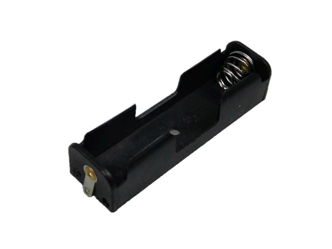 Pouzdro na baterie 1x AA s pájecími vývody