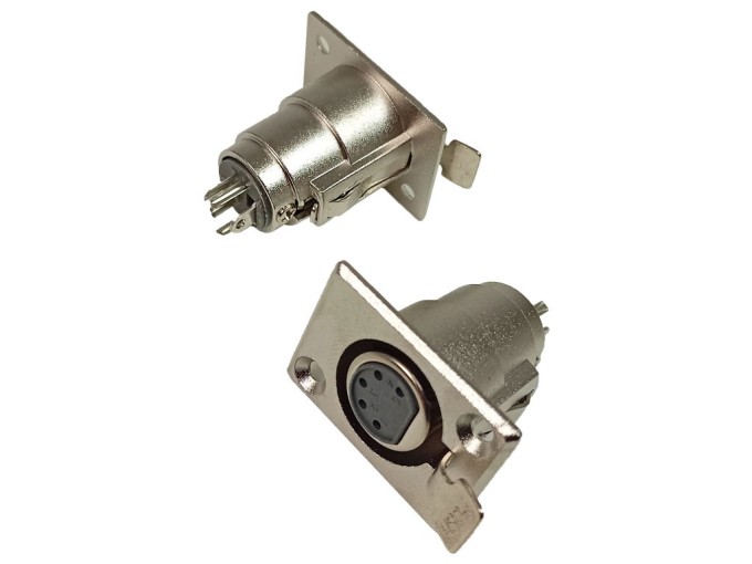 Panelový XLR konektor 5 pinová samice