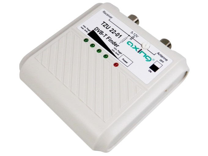 Měřič intenzity DVB-T signálu Axing TZU 22-01