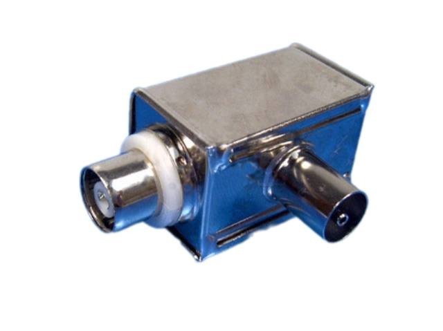 Kovový anténní IEC filtr pro 100Hz TV - Galvanické oddělení