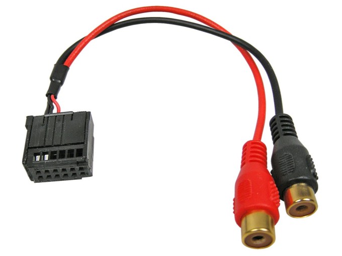Kabel AUTO konektor FORD 2x RCA AUX