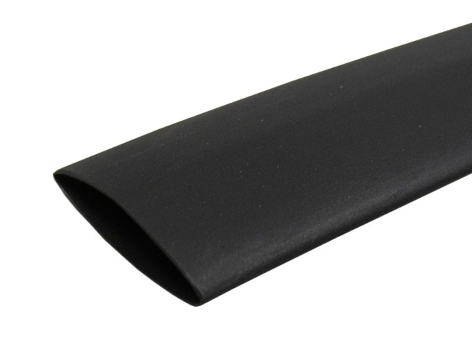 Smršťovací bužírka 50.8 / 25.4 mm černá - 1m