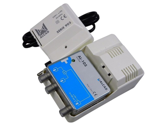 ALCAD AL-105 Anténní Napaječ 12V / 100mA pro AM Zesilovače