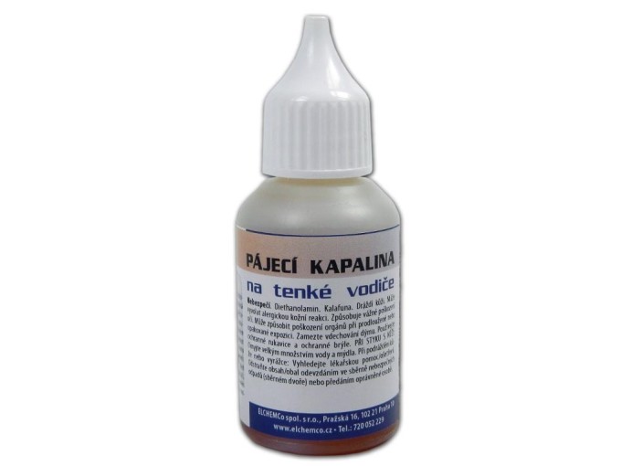 Pájecí kapalina na tenké vodiče 30 ml