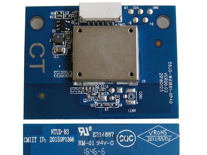 LCD LED WiFi modul NTUD-B3 / Network WIFI module 5800-W81881-0P40