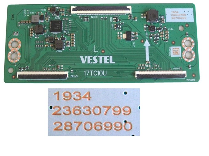 LCD T-Con modul VESTEL 17TC10U - TCON board 23630799
